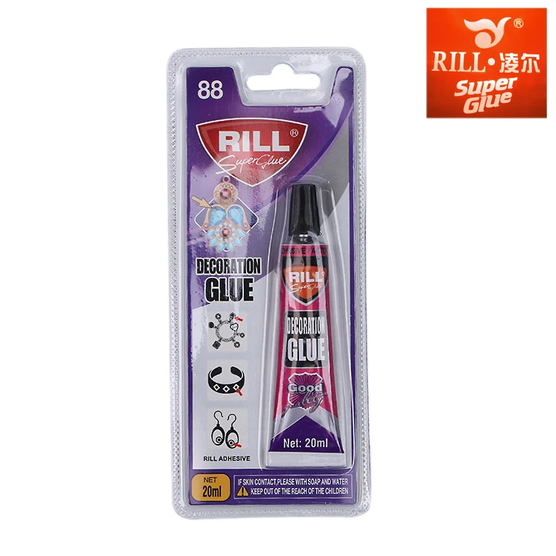 Rill brand 20ml Plastic toy glue Transparent rigid plastic glue
