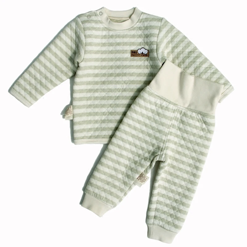 100% muslin cotton long underwear -long Johns sets