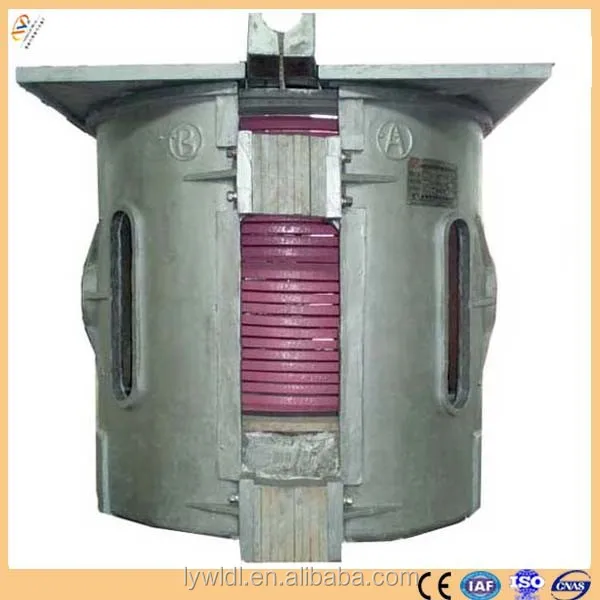 New design electric aluminum induction copper scrap melting furnace for glass smelting