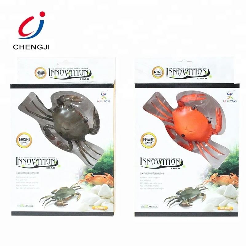 Novelty Children Plastic Battery Sea Animal Model Rc Crab Toy