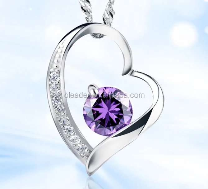 Последние красивые письмо талисманы Любовь Форма Серебряный кулон Лидер продаж модные ювелирные изделия