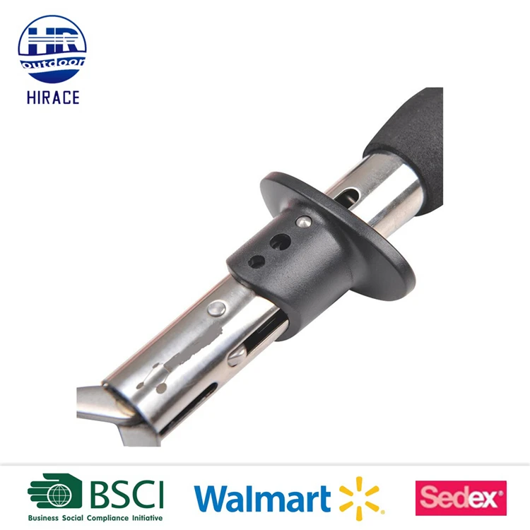 Portable Fish Lip Grabber Grip Tool Fish Holder Steel Fishing Gear with Scale 40 Pound