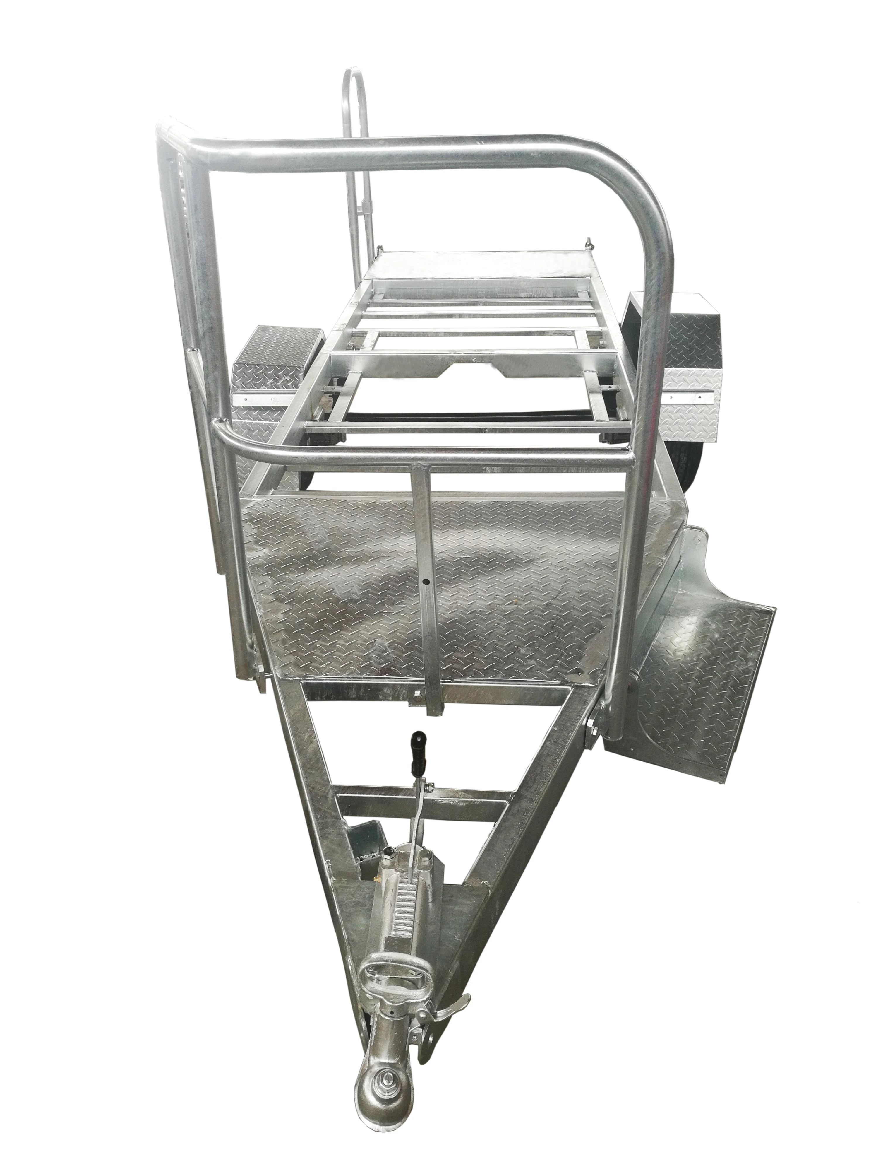 Customized Double Public Toilet Hot Dip Galvanized Trailer