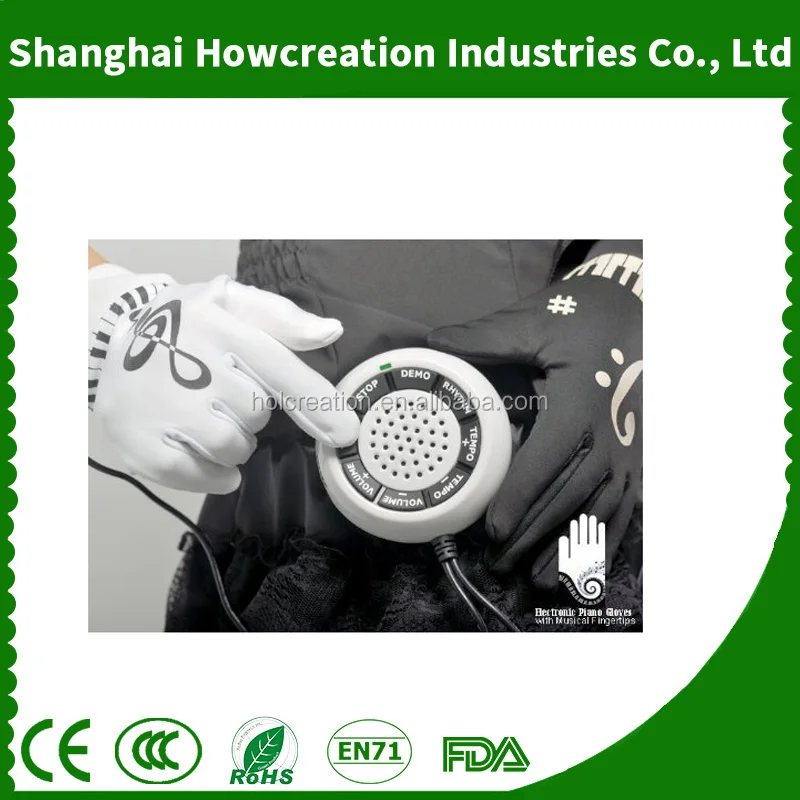 Newest Brand Music Electronic Piano Gloves With Musical Fingertips For Adult