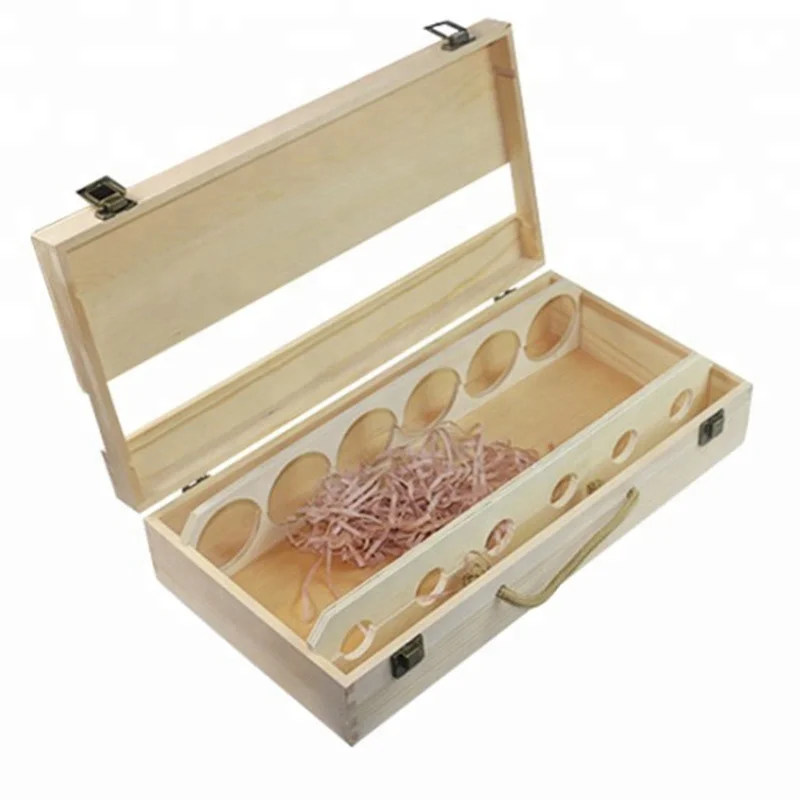 
Wholesale Cheap Price Printed Gift Wooden Box Wine Box 