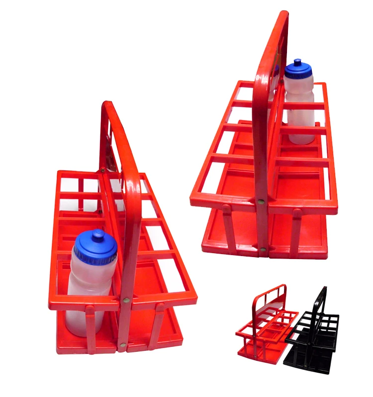 
custom logo large size plastic 8 Pack foldable water Bottle Carrier / ABS PP 8 bottles holder 