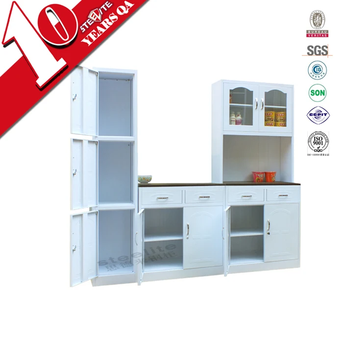 
high gloss factory price metal kitchen cabinet in South Africa 