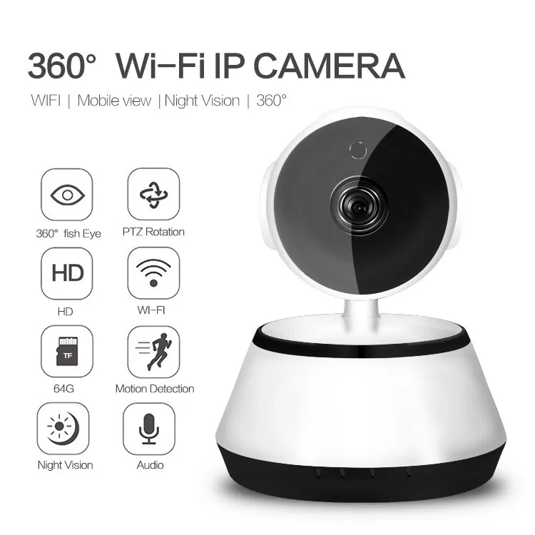 Home Security IP Camera Wireless Smart WiFi Camera WI-FI Audio Record Surveillance Baby Monitor HD Mini CCTV Camera