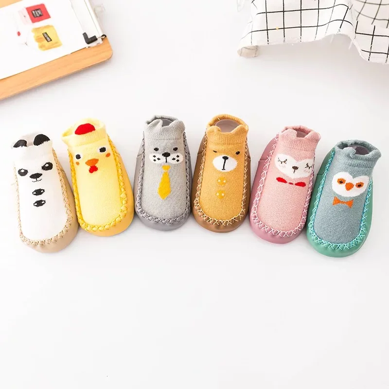 
Hot selling many designs 3D cartoon anti-slip baby socks 