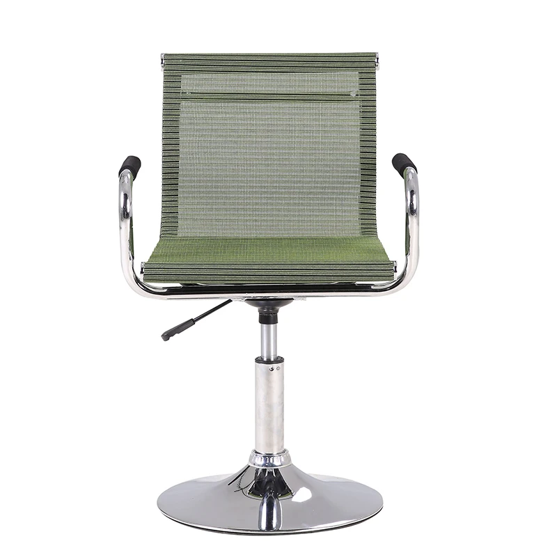 wholesale low back breathable green mesh swivel small size visitor chair