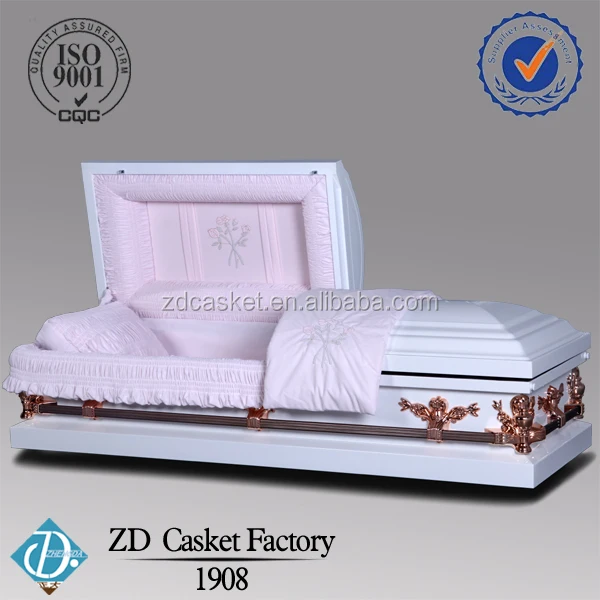 China funeral metal and wooden casket(1908)