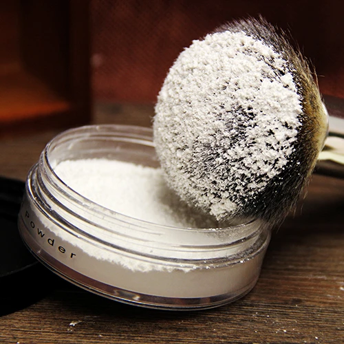 High quality pure  face makeup setting powder exquisite translucent white powder mineral loose powder