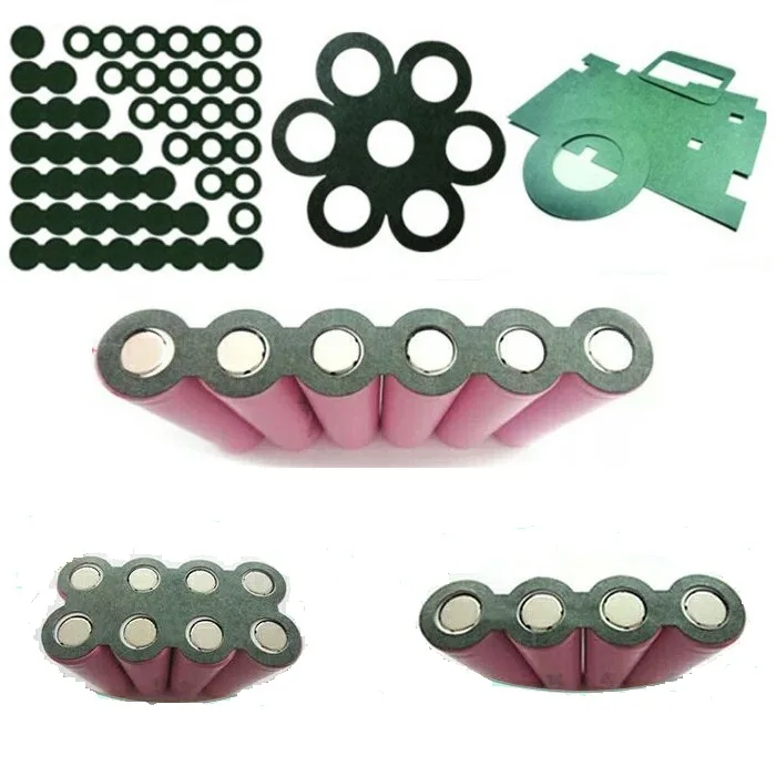 Customized Insulation Insulated Ring Self Adhesive Paper PET Plastic for 18650 26650 32650 Cells