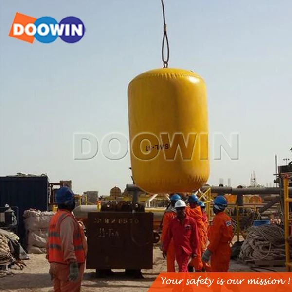 Hf Welding Boat Lift Air Bags Pillow Air Lift Bag Single Point Buoyancy Bags For Ship