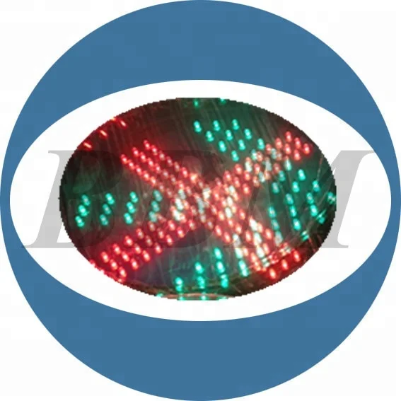 parking lot 12 volt red cross green arrow green arrow led traffic warning light