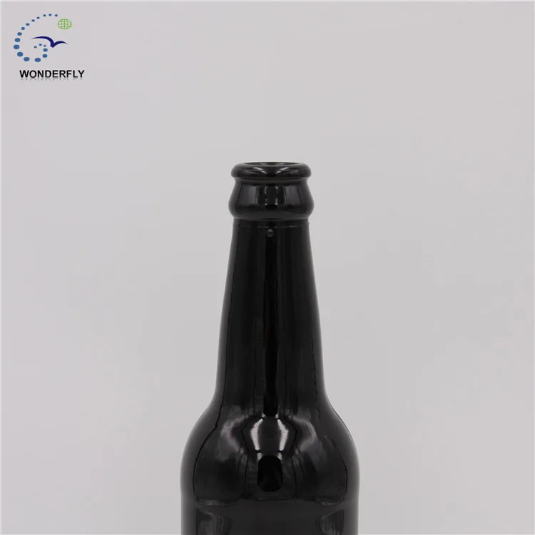  Высококачественная бутылка янтарного пива 33cl / 330 мл и обычная крышка короны без