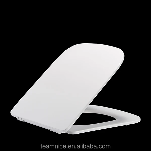 European Urea Square Shape universal one button and quick release toilet seat
