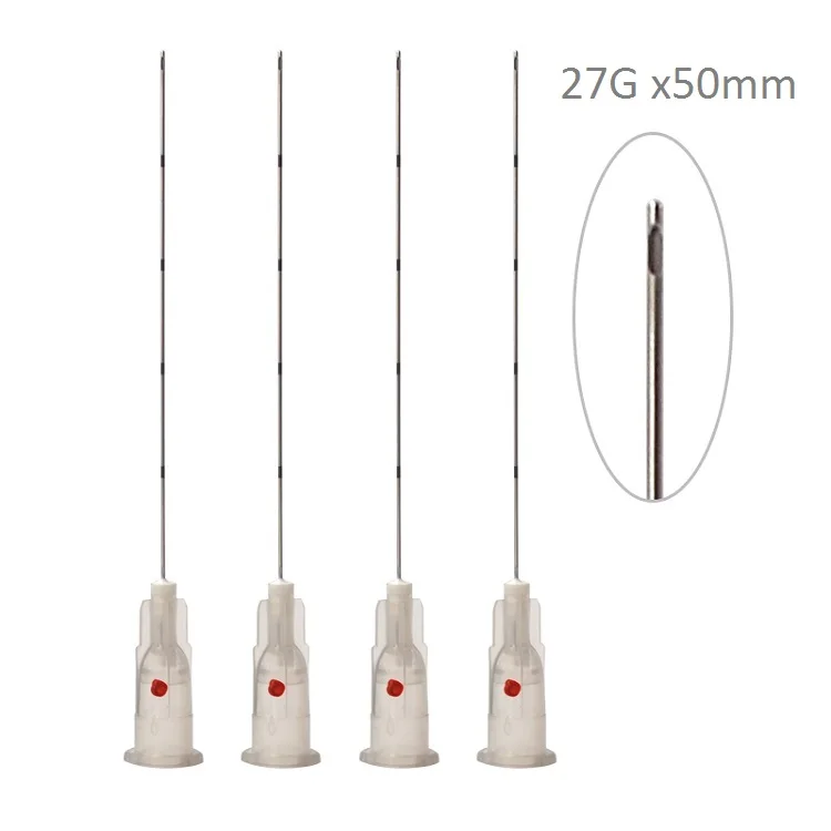 
Stainless Steel Blunt Dermal Filler 30G 40mm Micro Cannula 