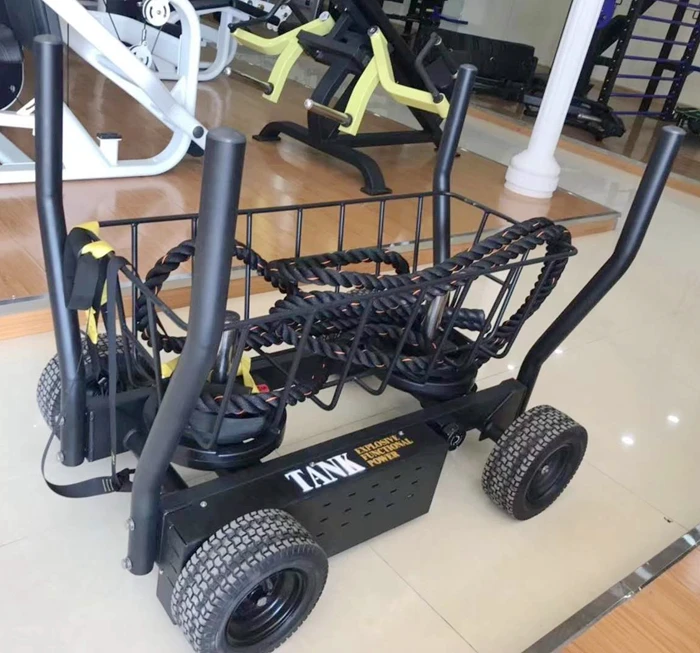 good quality power sled  with wheels gym equipment for strength training