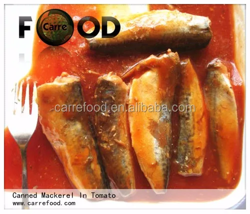 
Canned Mackerel and Sardine in Tomato Sauce 155g FMCG products 