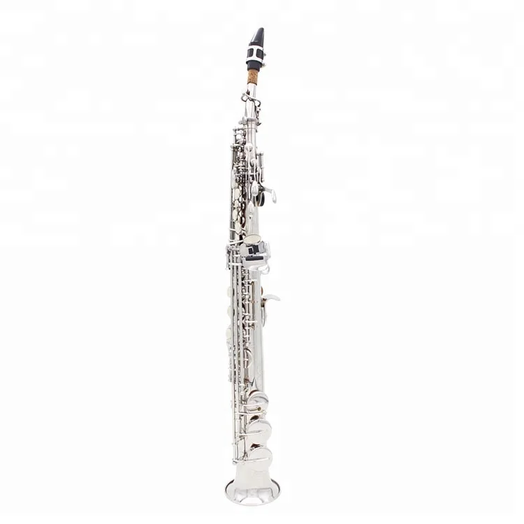 
Accept OEM Dasheng Music DSSS-711S Chinese Cheap Wind Instrument Silver Soprano Stright Saxophone 