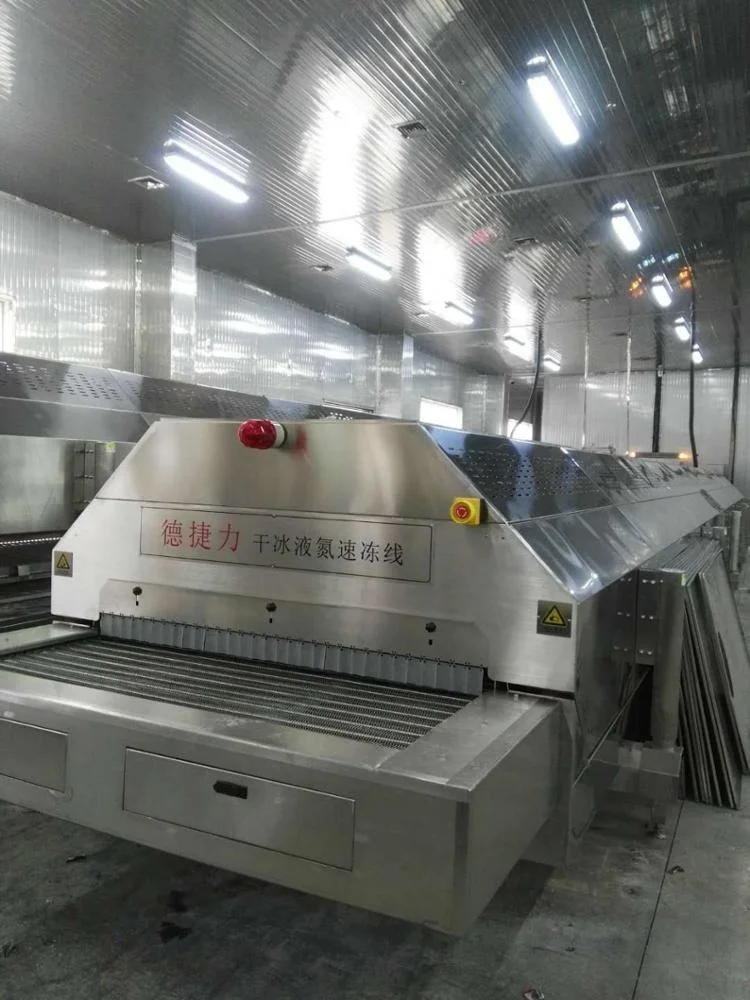 DJL Сухой Ледяной жидкий азот двойного использования туннельный морозильник для лобстеров/ползаков/лангусте