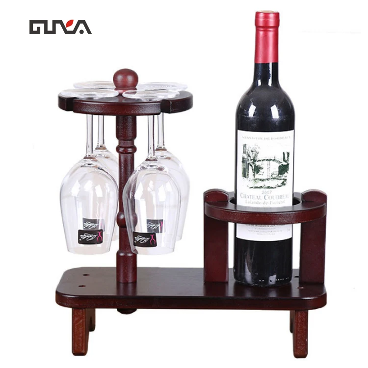 Tabletop Countertop Wine Rack Glass Holder
