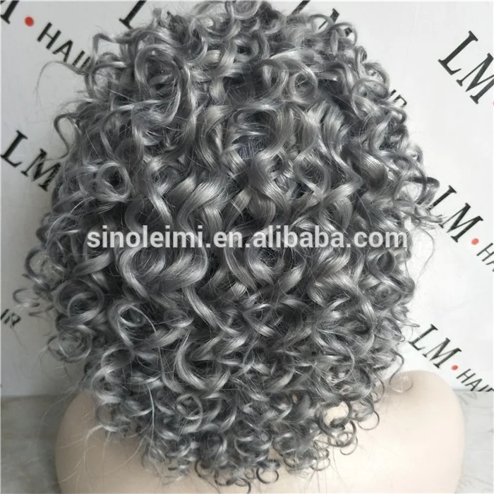 Grey color Brazilian Lace Front Human Hair Wigs Pre Plucked Short Bob Wigs  Lace Wig Human Hair For Black Women