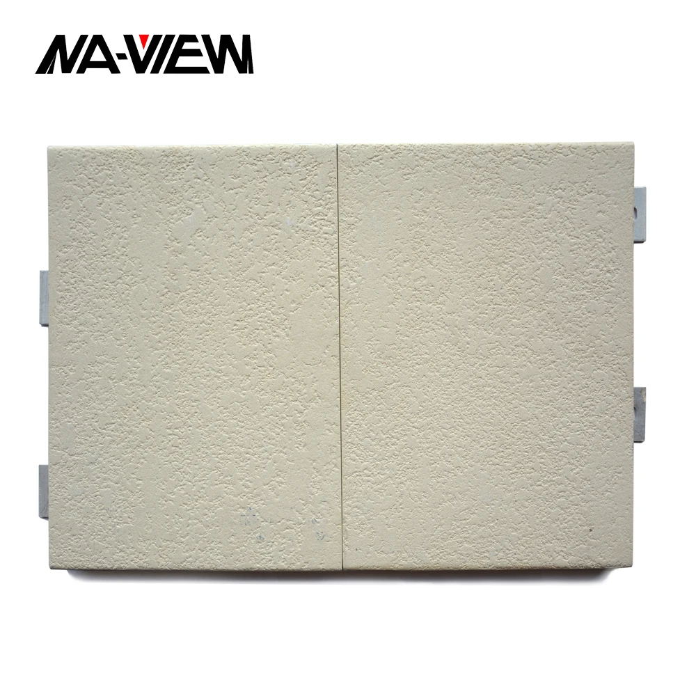 Алюминиевые фасадные панели с сотовой структурой и каменной облицовкой