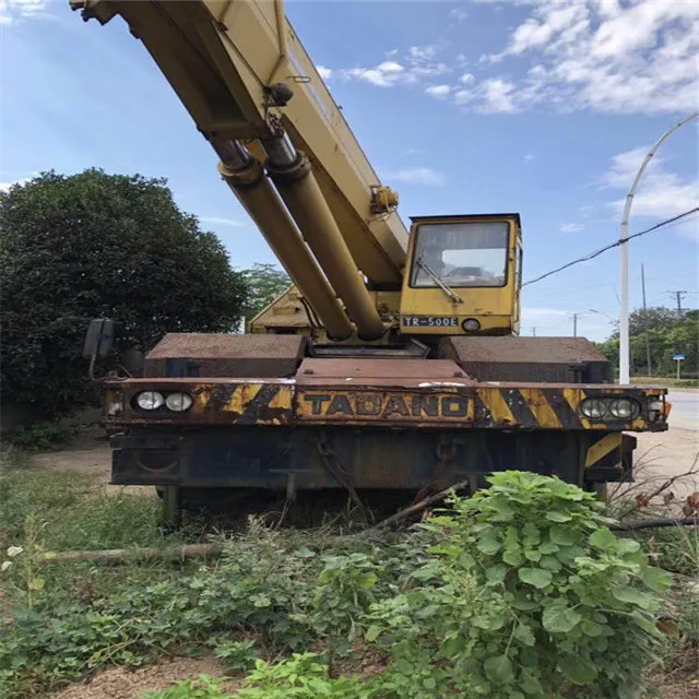 Used tadano rough terrain crane 50 ton ,tadano TR-500E truck crane with good working condition for sale