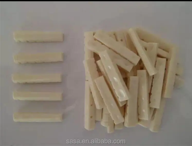 2 Sets Black and White Plastic Bridge Pins & Saddle & Nut Replacement Parts for Acoustic Guitar