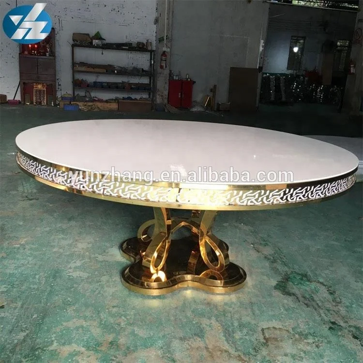 
Fancy Led Light Mdf Wedding Dining Tables For Wedding 