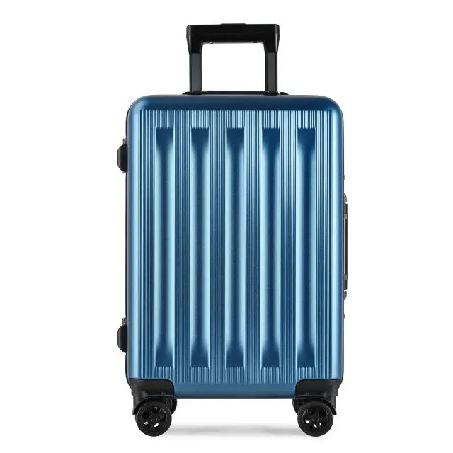 ABS+PC Matt TSA Lock Travel Trolley Aluminous Frame Luggage Set