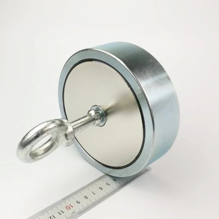 1000kg Neodymium Pot Magnet Fishing Magnet with Countersunk Ndfeb Industrial Magnet Permanent Box, Tool Case or Custom Packaging