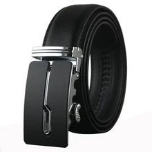 new 2015 automatic buckle belt Cowhide leather men belt luxury belts for men