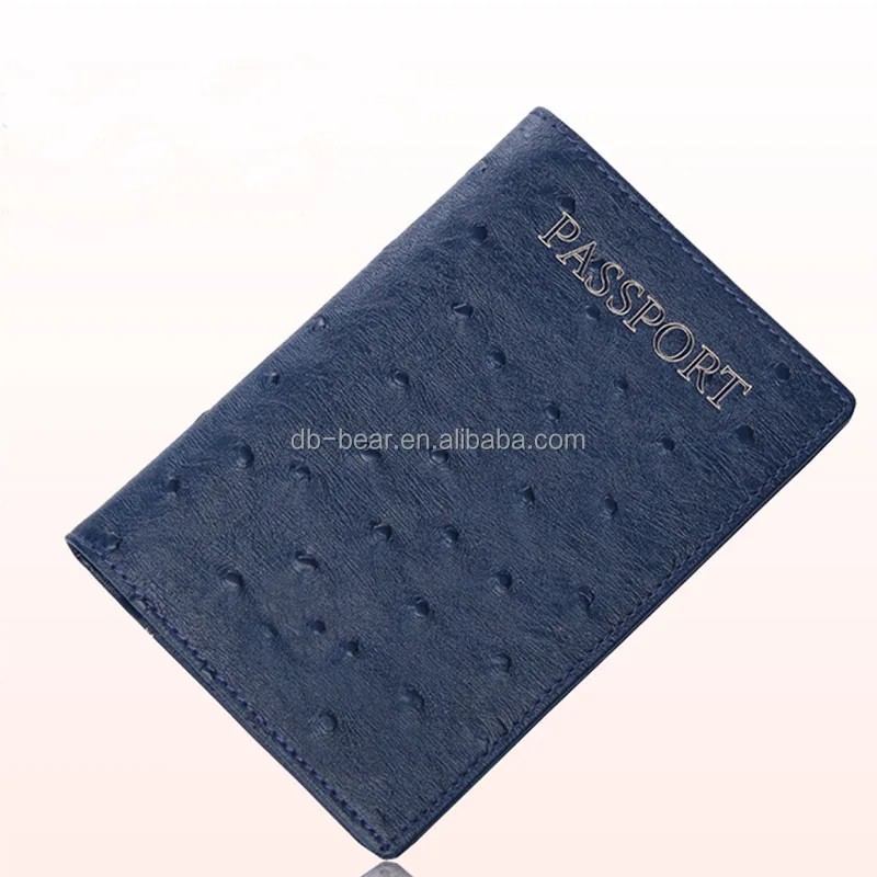 
custom pu leather passport cover 