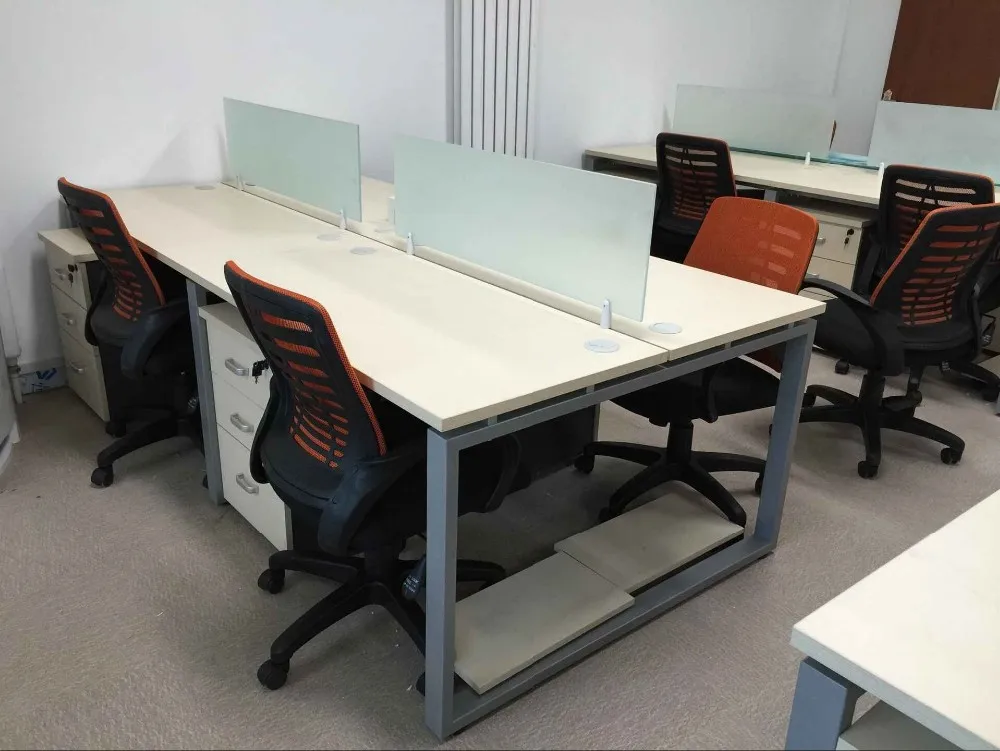 Modern Commercial Office Furniture Parts Table Legs Table Frame Durable Workstation Cable Management Steel Workstation Desk Iron