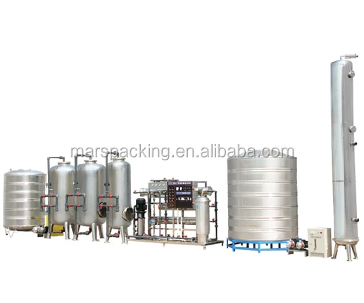 Промышленная система фильтрации воды с обратным осмосом