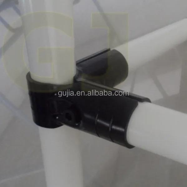 HJ-2 Wholesale Lean pipe assembly 28mm composite pipe fittings workbench wire rod connector shelf connector