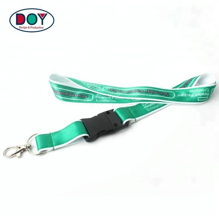 New Design Custom Breakaway Satin Adult Sublimation Transfer Printed Neck Lanyard with Your Own Logo