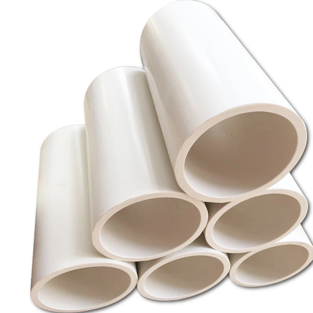 
Customized Diameter and Color PVC packaging tube resin rigid hallow core for winding and rewinding 