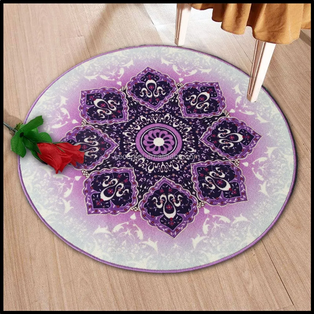 morden area round rug washable for living room or study room