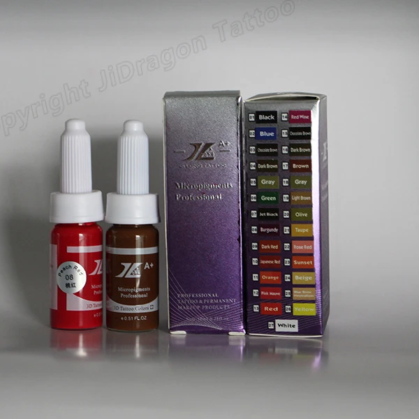 Permanent feature permanent makeup pigment dry faster tattoo ink