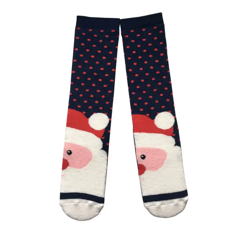 Kid Children Gripper Santa Heads Design Trampoline Park Socks Anti Non Slip Grip