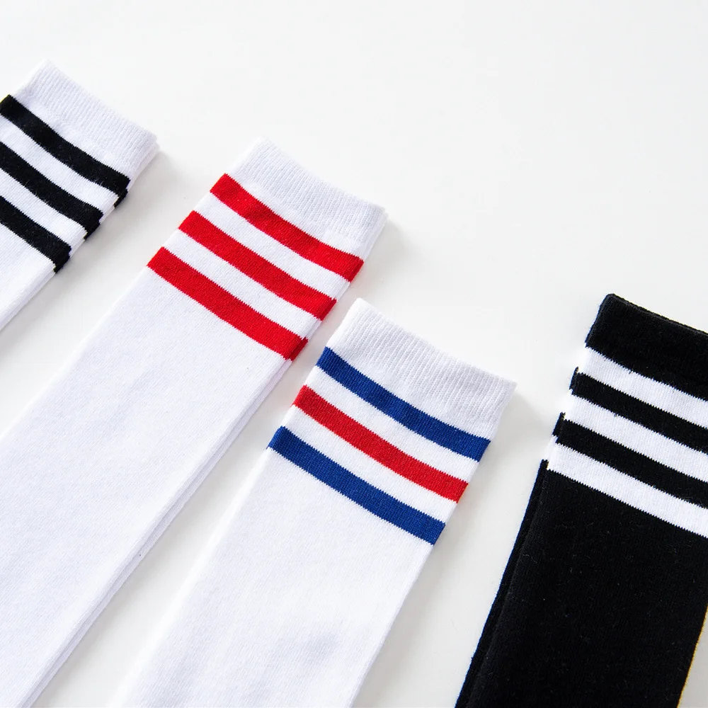 
Hotsale sexy girls with white stripe girl winter kids school socks 