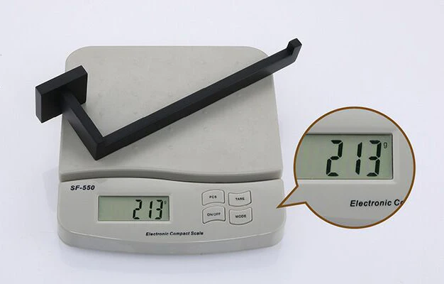 Premium Stainless Steel Matte Black Hand Towel Holder Heavy Duty Wall Mounted Square Hand Towel Ring Towel Bar for Bathroom