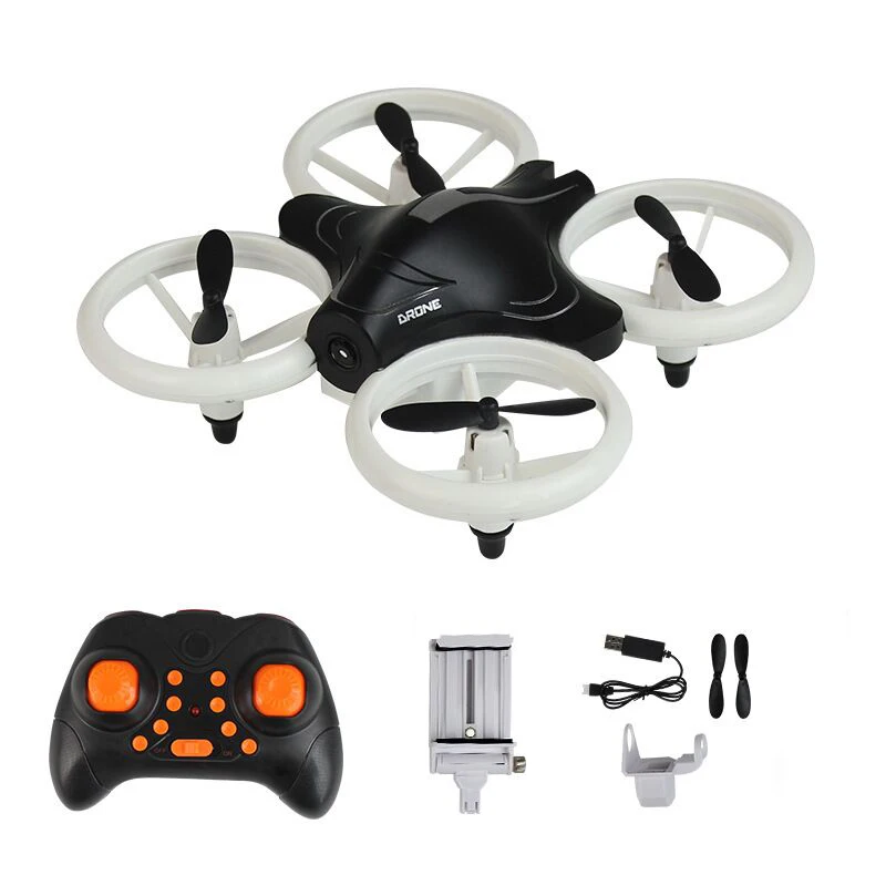 DWI Dowellin 2.4G 4CH D6 Pocket Mini RC UFO Camera Drone with Light