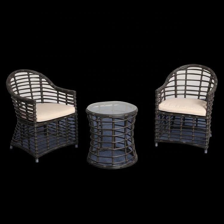 Yinzhou Living Plastic Woven Weaving Outdoor Ratan Furniture Patio Table And Chairs Rattan Furniture Garden