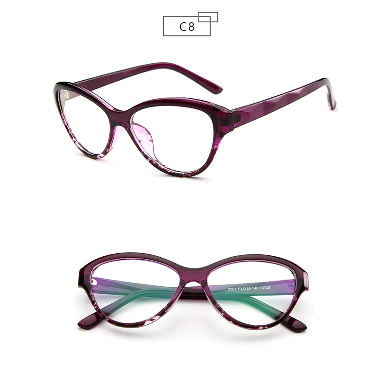 Vintage Eyewear Round Fashion Superlight Retro Cat Eye Glasses Frames