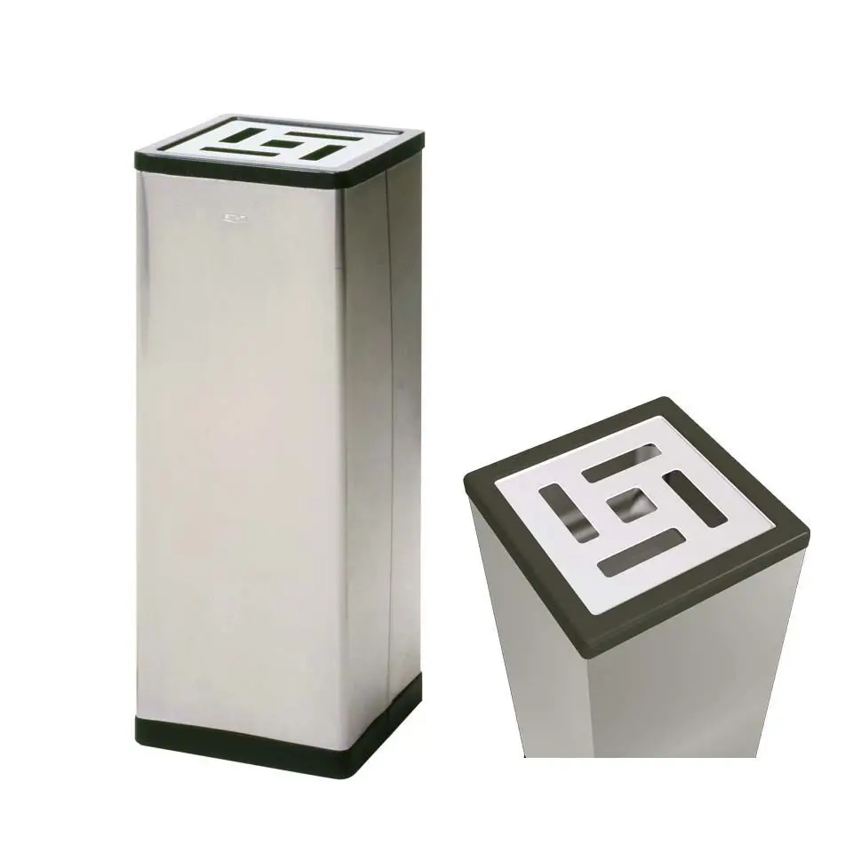 Floor Standing Ashtray Stylish and Easy to Use Cheap Price Metal With High Performance Made in Japan Stainless Steel Square